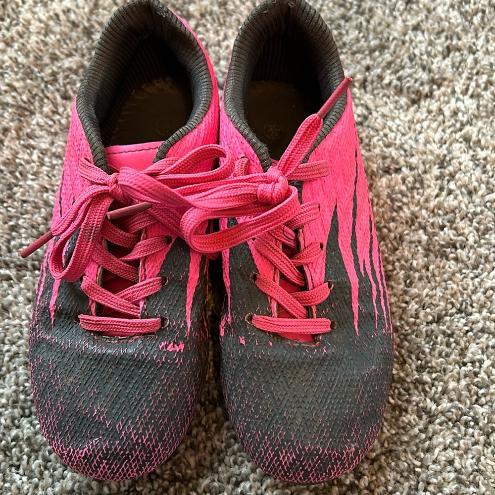 Toddler Size 12 Hot Pink Soccer Cleats